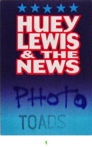 Huey Lewis & the News Backstage Pass
