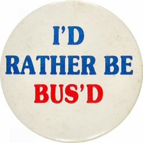 I'd Rather Be Bus'd Pin