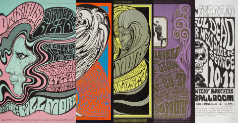 Wes Wilson Poster Set Poster