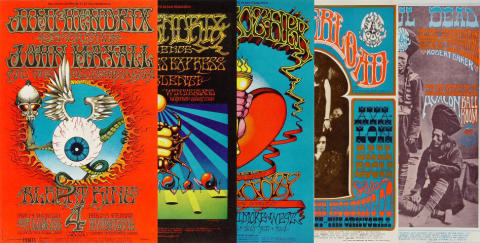 Rick Griffin Poster Set Poster