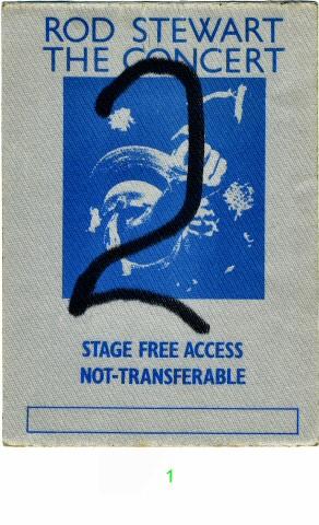 Rod Stewart Backstage Pass