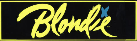 Blondie Sticker