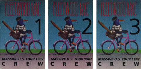 Fleetwood Mac Backstage Pass