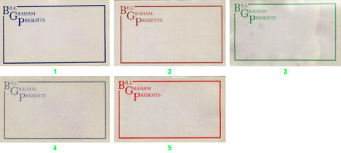 Bill Graham Presents Backstage Pass