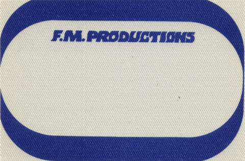 F.M. Productions Backstage Pass