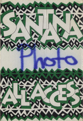 Santana Backstage Pass