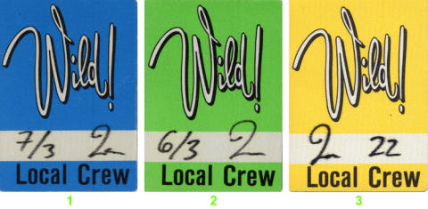 Wild! Backstage Pass