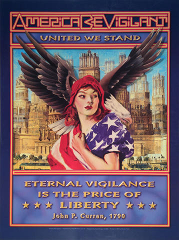 America Be Vigilant Poster