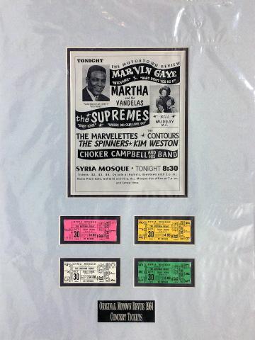 Marvin Gaye Vintage Ticket