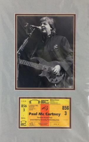 Paul McCartney Vintage Ticket