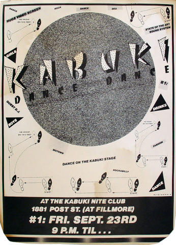 Kabuki Dance Dance Poster