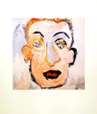 Painted Face Poster