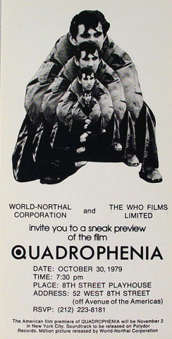 The Who Handbill