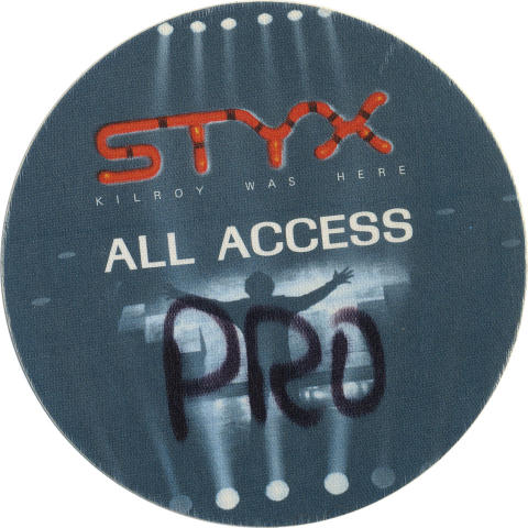 Styx Backstage Pass
