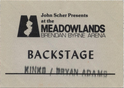 The Kinks Backstage Pass