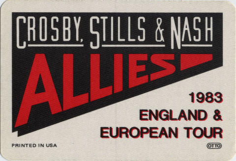 Crosby, Stills & Nash Backstage Pass