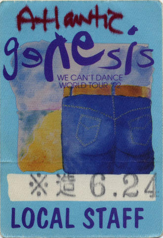 Genesis Backstage Pass