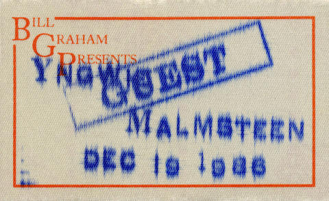 Yngwie J. Malmsteen Backstage Pass