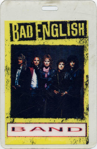 Bad English Band Laminate