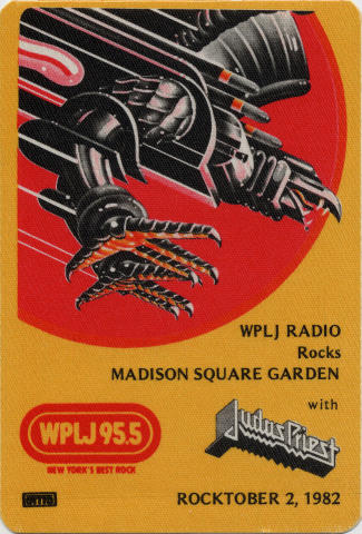 Judas Priest Backstage Pass