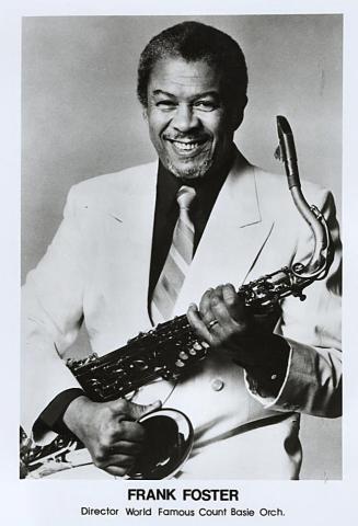 Frank Foster Director World Famous Count Basie Orch. Promo Print