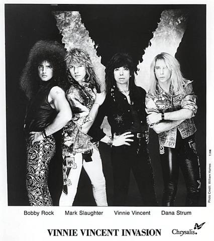 Vinnie Vincent Invasion Promo Print