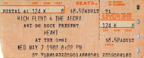 Heart Vintage Ticket