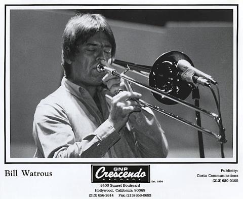 Bill Watrous Promo Print