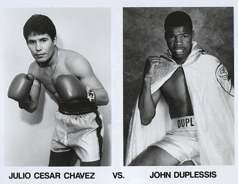 Julio Cesar Chavez Promo Print