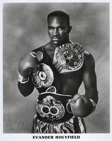 Evander Holyfield Promo Print