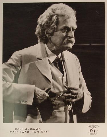 Mark Twain Tonight Promo Print