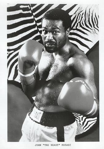 John "The Beast" Mugabi Promo Print