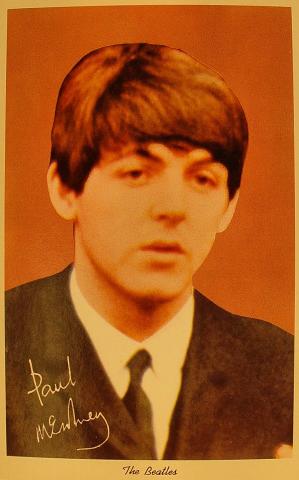 Paul McCartney Postcard