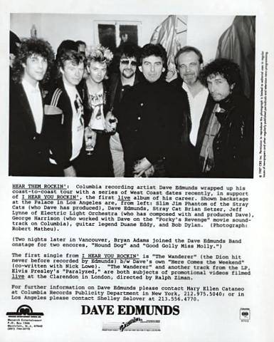 Dave Edmunds Promo Print