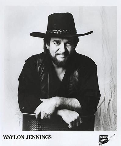 Waylon Jennings Promo Print