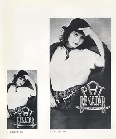 Pat Benatar Promo Print