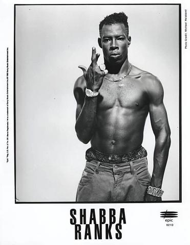 Shabba Ranks Promo Print