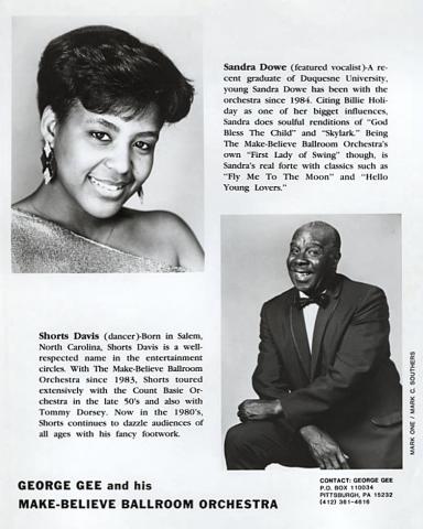 George Gee and His Make-Believe Ballroom Orchestra Promo Print