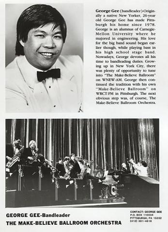 George Gee and His Make-Believe Ballroom Orchestra Promo Print
