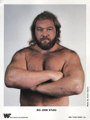 Big John Studd Promo Print