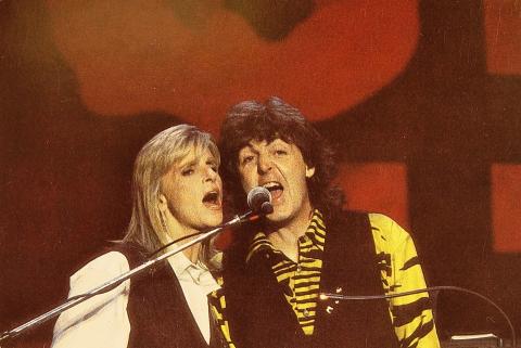 Paul and Linda McCartney Postcard