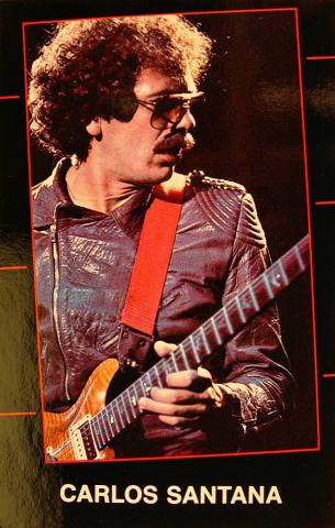 Carlos Santana Postcard