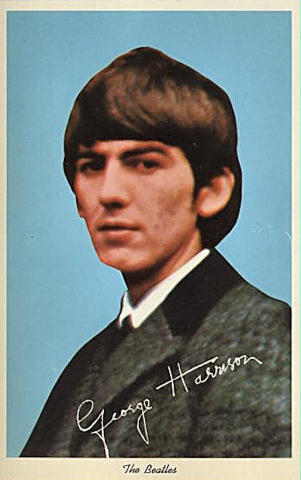 George Harrison Postcard