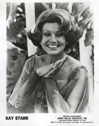 Kay Starr Promo Print