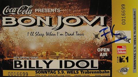 Bon Jovi Vintage Ticket