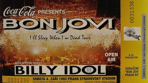 Bon Jovi Vintage Ticket