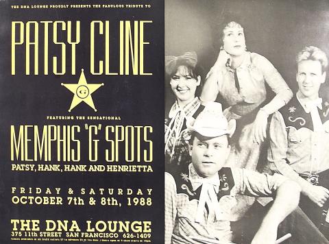 Patsy Cline and Memphis G Spots Poster