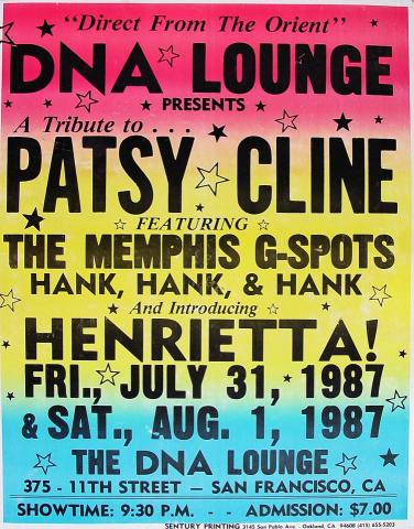 Patsy Cline and Memphis G Spots Poster
