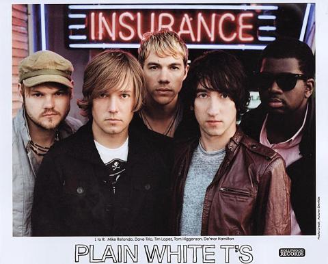 The Plain White T's Promo Print