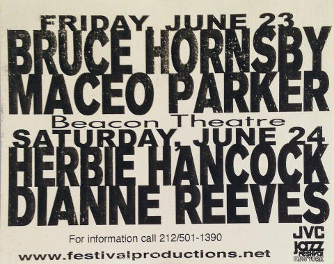 Bruce Hornsby Handbill